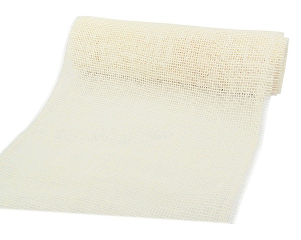 DEKOR-Jute - Tischläufer: 300mm breit / 10m-Rolle, creme