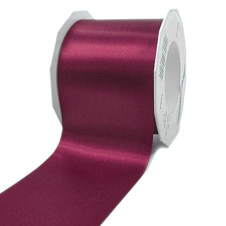 Satinband-ADRIA, Tischband: 72 mm breit / 25-Meter-Rolle, brombeer