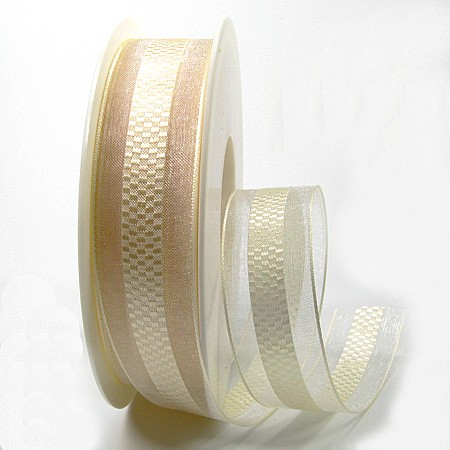 Emotion creme,25mm breit / 25m-Rolle