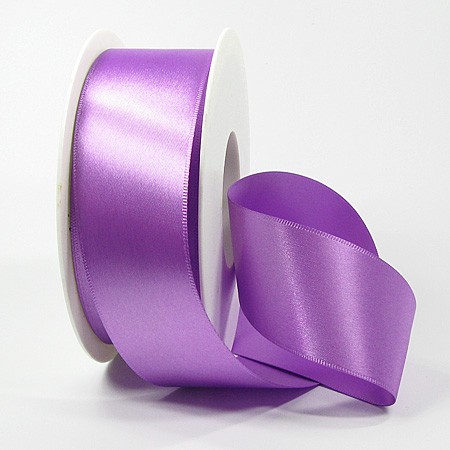 Satinband-SINFINITY, lavendel: 50mm breit / 25m-Rolle, mit feiner Webkante