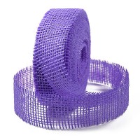 Juteband-Rupfenband, lavendel: 40mm breit / 20m-Rolle Juteband-Rupfenband, lavendel: 40mm breit / 20m-Rolle