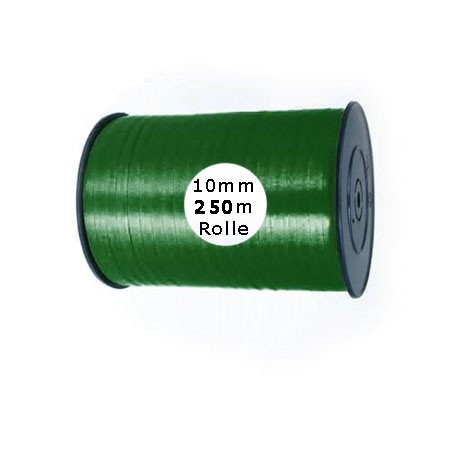 Ringelband: 10mm breit / 250m-Rolle, tannengrün