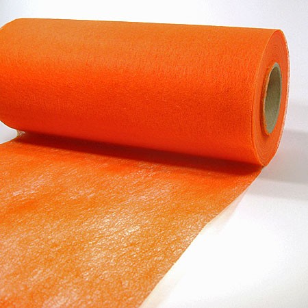 Dekovlies: 200mm breit / 25m-Rolle, orange