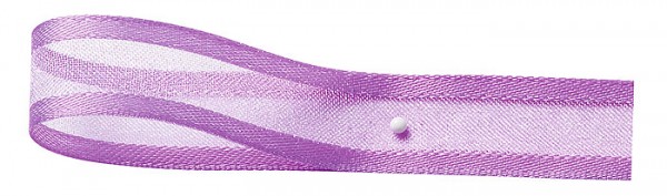 Florband: 15mm breit / 25m-Rolle, lavendel