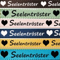 Satinband "Seelentröster": 15mm breit / 25m Rolle Satinband "Seelentröster": 15mm breit / 25m Rolle