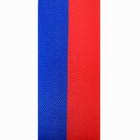 Nationalband-Vereinsband-Schützenband Blau-Rot, 15mm breit / 25m-Rolle Nationalband-Vereinsband-Schützenband Blau-Rot, 15mm breit / 25m-Rolle