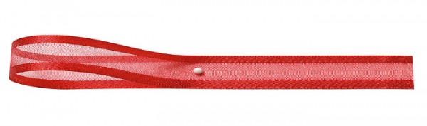 Florband: 10mm breit / 25m-Rolle, rot
