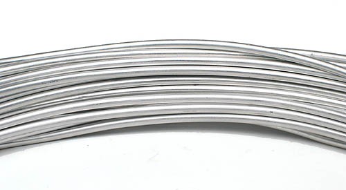 Aluminiumdraht: 2mm Ø - 3 Meter, silber