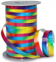 Polyband "REGENBOGEN": 10 mm breit / 200m-Rolle Polyband "REGENBOGEN": 10 mm breit / 200m-Rolle