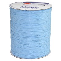 Raffia - RAYON, Bindebast: 10mm breit / 100m-Rolle, hellblau Raffia - RAYON, Bindebast: 10mm breit / 100m-Rolle, hellblau