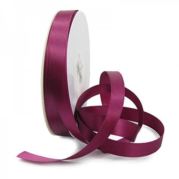 Satinband-SATINA, fuchsia: 15 mm / 50 Meter