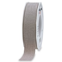 LEINEN, grau, 25mm breit / 15m-Rolle LEINEN, grau, 25mm breit / 15m-Rolle