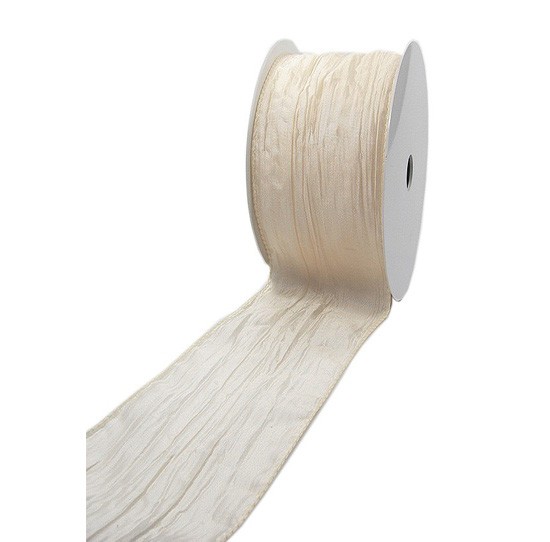 Crashband: 50mm breit / 10m-Rolle, mit Drahtkante
