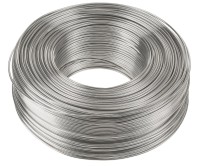 ALUMINIUM-"Rund"-Draht 2mm Ø - silber- 60 Meter = 500 Gramm ALUMINIUM-"Rund"-Draht 2mm Ø - silber- 60 Meter = 500 Gramm