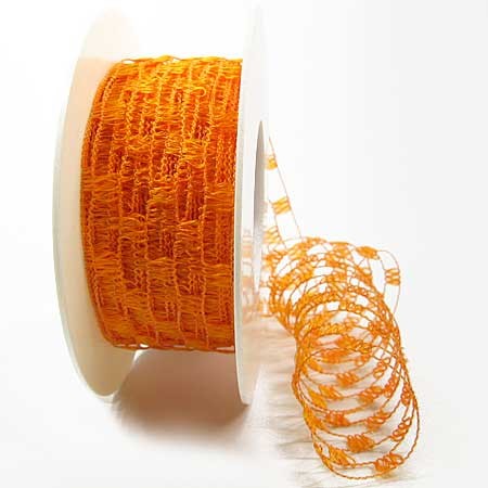 Gitterband, orange: 40mm breit / 15m-Rolle.