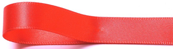 Satinband SINFINITY, Neon-pink: 10mm breit / 25m-Rolle, mit feiner Webkante.