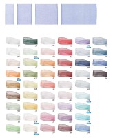 Organzaband mit Webkante: 60mm breit / 25m-Rolle, helltürkis: 1250060172 Organzaband mit Webkante: 60mm breit / 25m-Rolle, helltürkis: 1250060172