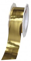POLYBAND-Mexico: 40mm breit / 25m-Rolle, gold-metallic. POLYBAND-Mexico: 40mm breit / 25m-Rolle, gold-metallic.