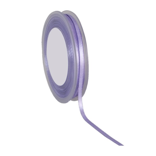 Satinband-SIMPEL: 10mm breit / 25m-Rolle, lavendel.