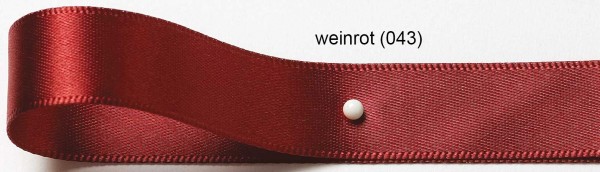 Satinband SINFINITY - weinrot (043)
