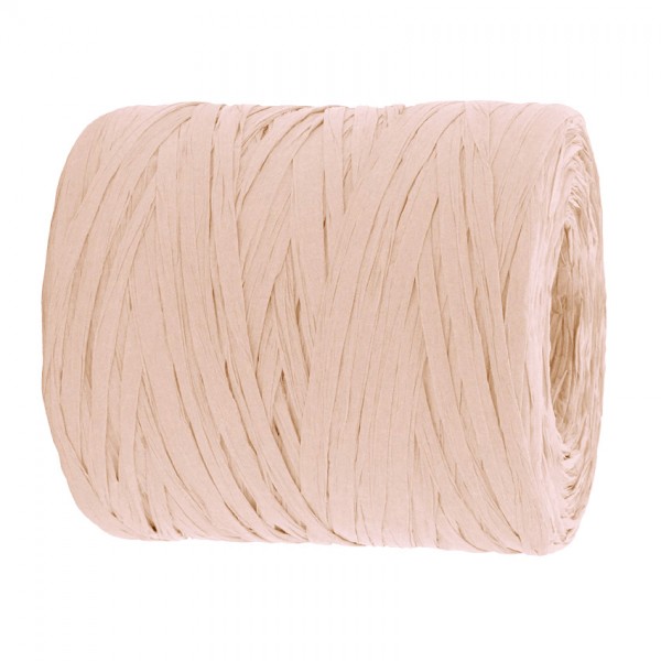 PAPER-Raffia-Bast, hellrosa: 5mm breit / 200m-Rolle