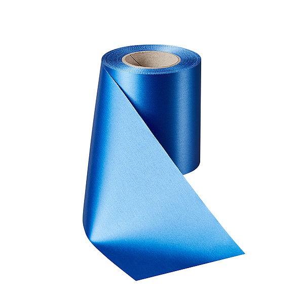 Kranzband SUPER-Satin-UNI, enzianblau