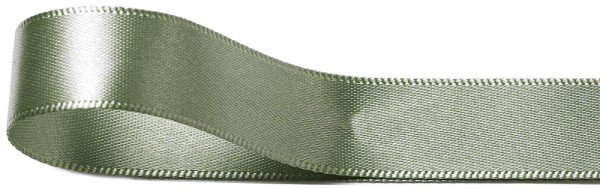 Satinband-SINFINITY, schilfgrün: 15mm breit / 25m-Rolle, mit feiner Webkante
