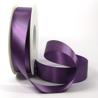 Satinband-SINFINITY, lila: 25mm breit / 25m-Rolle, mit feiner Webkante Satinband-SINFINITY, lila: 25mm breit / 25m-Rolle, mit feiner Webkante