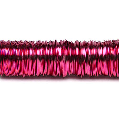 Decolackdraht, pink: 0,5mm Ø - 50m-SNAP-Spule = 100 gramm