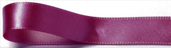 Satinband, purpur: 10mm breit / 25m-Rolle, mit feiner Webkante