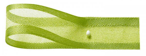 Florband: 25mm breit / 25m-Rolle, lindgrün