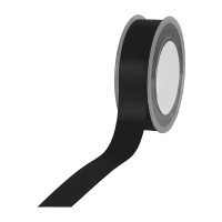 Satinband-SIMPEL: 25mm breit / 25m-Rolle, schwarz Satinband-SIMPEL: 25mm breit / 25m-Rolle, schwarz