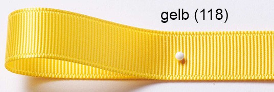 Ripsband - gelb (118)
