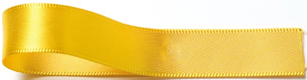 Satinband, sonnengelb: 3mm breit / 50m, mit feiner Webkante