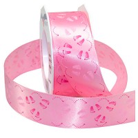 Baby Feet: 40mm breit / 20m-Rolle, rosa Baby Feet: 40mm breit / 20m-Rolle, rosa