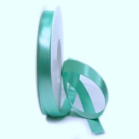 Satinband SINFINITY, blau-türkis: 10mm breit / 25m-Rolle, mit feiner Webkante. Satinband SINFINITY, blau-türkis: 10mm breit / 25m-Rolle, mit feiner Webkante.