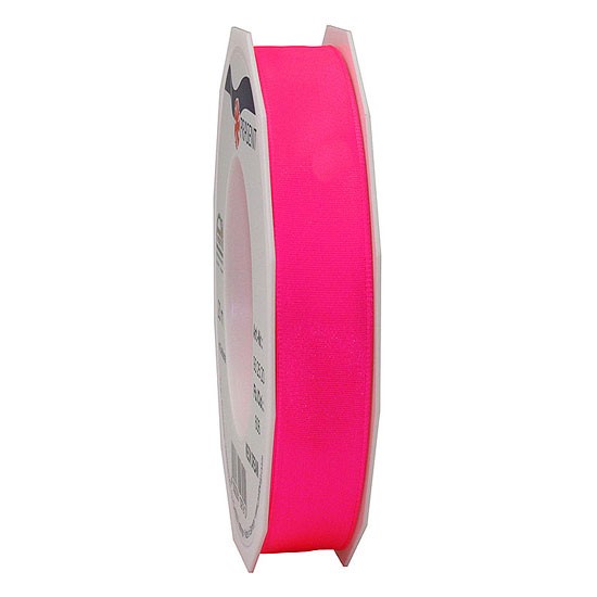 DREAM-Drahtkantenband: 15mm breit / 20m-Rolle, Neon-pink