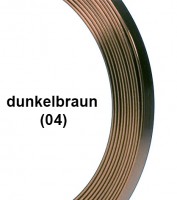 Vorschau: Aluminium-Flachdraht: ca. 5mm x 1mm - 10m-Ring: dunkelbraun (04) Vorschau: Aluminium-Flachdraht: ca. 5mm x 1mm - 10m-Ring: dunkelbraun (04)