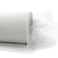 Tüllband, 150mm breit / 50m-Rolle, weiß Tüllband, 150mm breit / 50m-Rolle, weiß