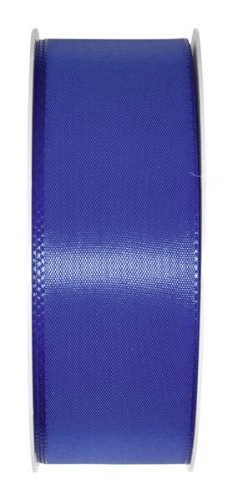 Taftband: 40mm breit / 50m-Rolle, royalblau.