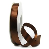 Satinband-SATINA, kaffeebraun: 15 mm / 50 Meter Satinband-SATINA, kaffeebraun: 15 mm / 50 Meter