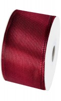 Taftband: 60mm breit / 50m-Rolle, bordeaux. Taftband: 60mm breit / 50m-Rolle, bordeaux.