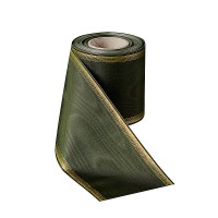 Kranzband Verzugs-Moiré OMBRÉ, lorbeergrün Kranzband Verzugs-Moiré OMBRÉ, lorbeergrün