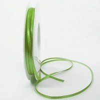 Satinband-SINFINITY, lindgrün: 3mm breit / 50m-Rolle, mit feiner Webkante Satinband-SINFINITY, lindgrün: 3mm breit / 50m-Rolle, mit feiner Webkante