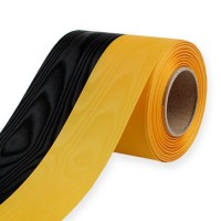 Vereinsband: 125mm breit / 25m-Rolle, schwarz-gelb Vereinsband: 125mm breit / 25m-Rolle, schwarz-gelb