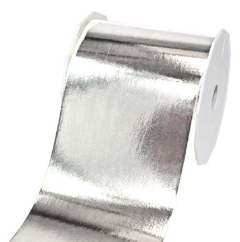 POLYBAND-Mexico: 90mm breit / 25m-Rolle, silber-metallic