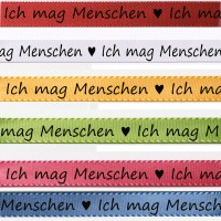 Ich mag Menschen: 15mm breit / 25m-Rolle Ich mag Menschen: 15mm breit / 25m-Rolle