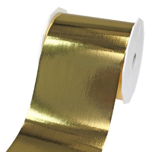 POLYBAND-Mexico: 90mm breit / 25m-Rolle, gold-metallic