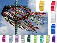 Maibaumband Breiten- und Farbauswahl Maibaumband Breiten- und Farbauswahl