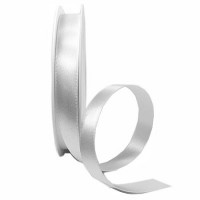 Satinband SATINA, weiss: 15 mm breit, 50 Meter Satinband SATINA, weiss: 15 mm breit, 50 Meter